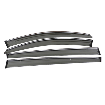 Acrylic First Class Car Rear Window Deflectors Strip Plastic Electroplating Bright Sun Visor
