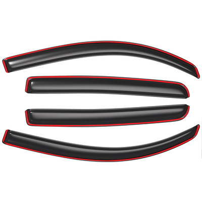 Professional ABS Car Door Window Deflectors Sun Visor Sun Shades Alluminium Rain Deflectors Car Window Shade Best Quality