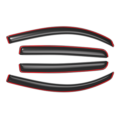 Premium ABS 2021 Professional Car Door Window Deflectors Sun Visor Alluminium Rain Deflectors Window Deflectors