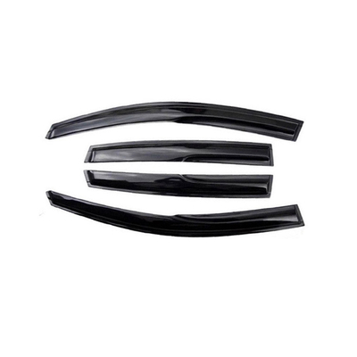 Easy Fit Black Color Window Sun Visor For Toyota Tacoma 2005-2015 2016+ 4door Sun Rain Visor Shield Accessories
