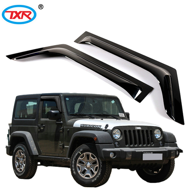 Acrylic Window Deflector Sunvisor Car Ventshade Rain Shade Rain Guards Window Shade For JEEP COWBOY JK 2 DOOR 2006-2018