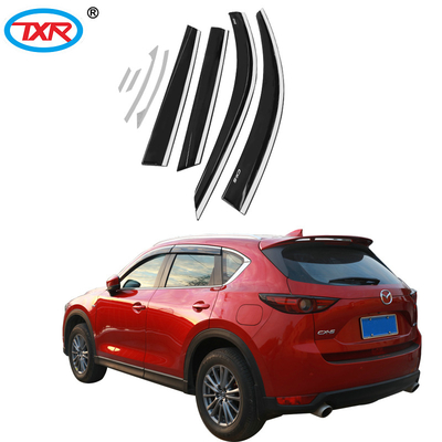 Luxury Auto Parts Sunvisor Car Vent Shade Rain Visor Window Deflector Window Sun Shades For MAZDA CX-5