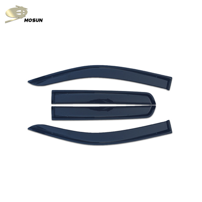 PMMA Mosun Factory Side Window Deflectors Vent To Shade Injection Window Sun Visors For ISUZU D-MAX 2017 Rain Guard 2018 2019 4-Door